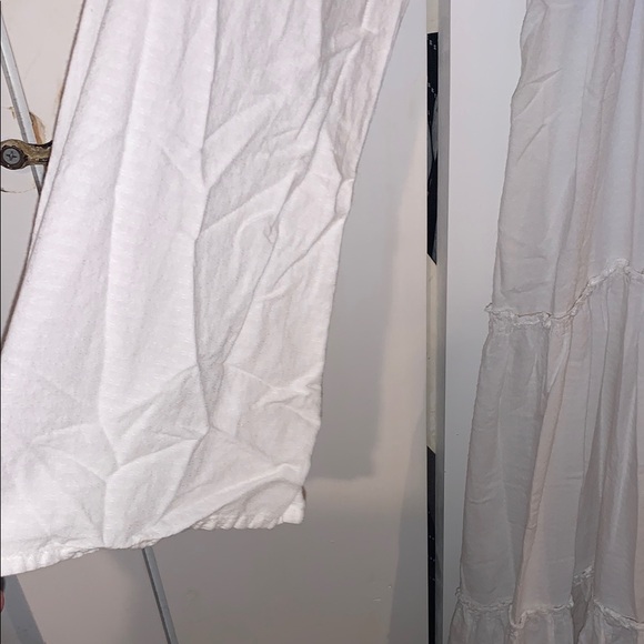 Billabong The Salty Blond White Ruffled Tiered Sundress - Picture 4 of 5